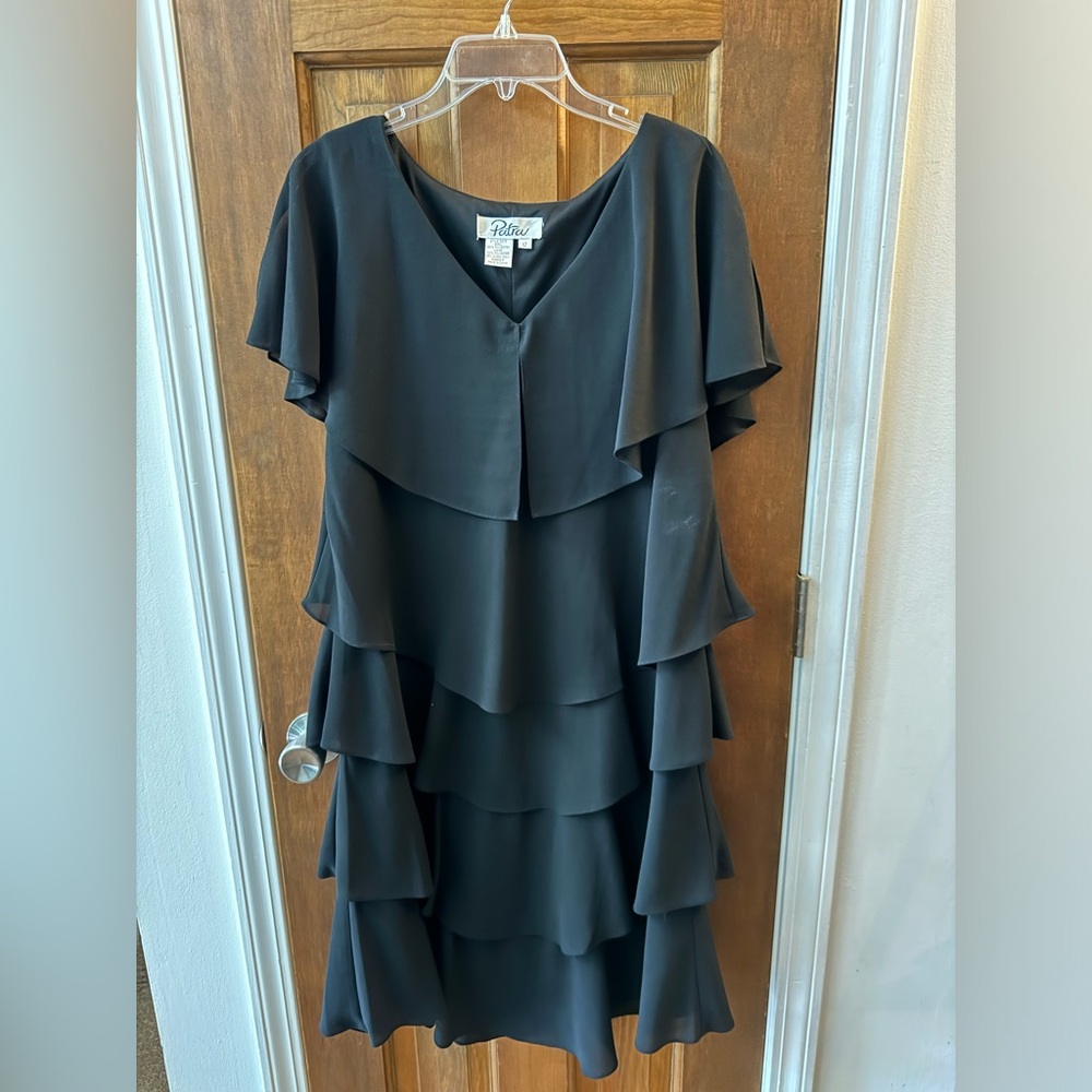 Layered black dress